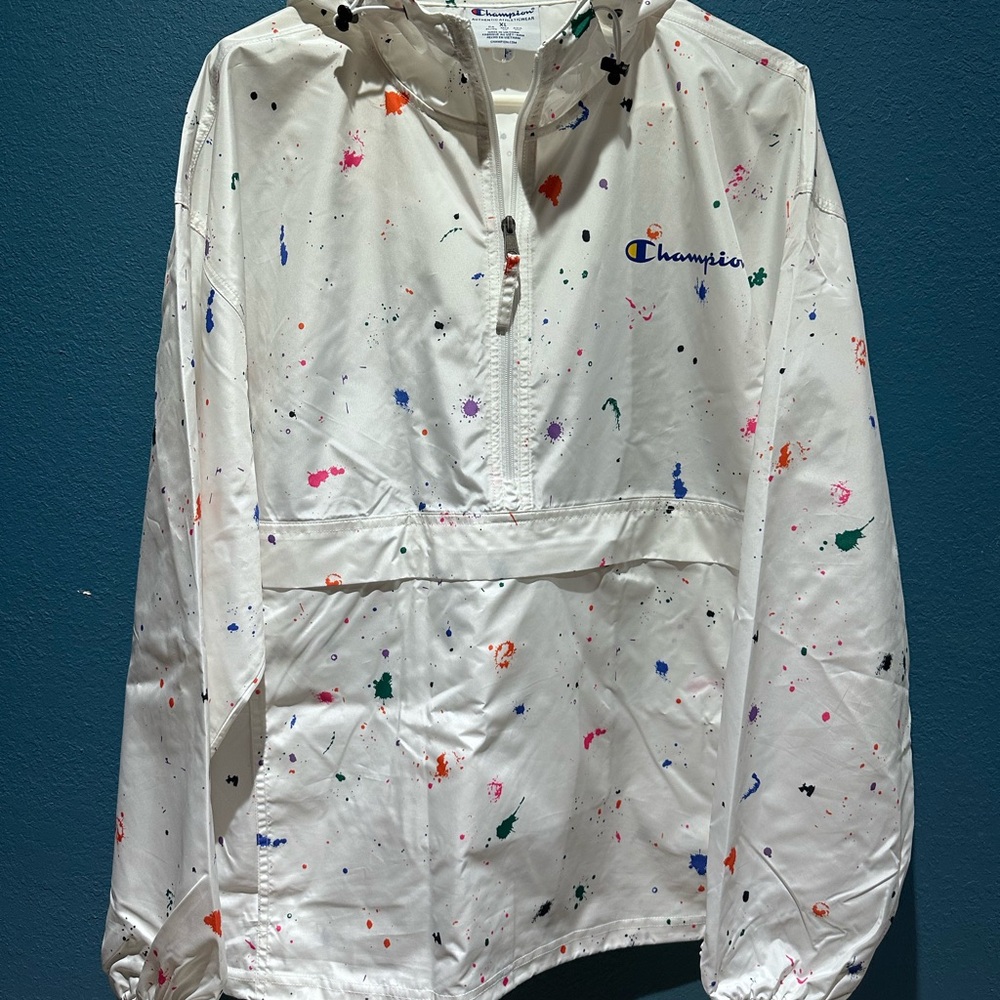 Champion Multicolor Splatter Windbreaker
